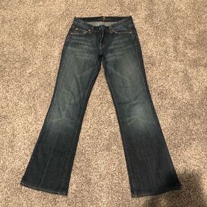 NWOT SEVEN FOR ALL MANKIND SIZE 26 jeans DARK WASH